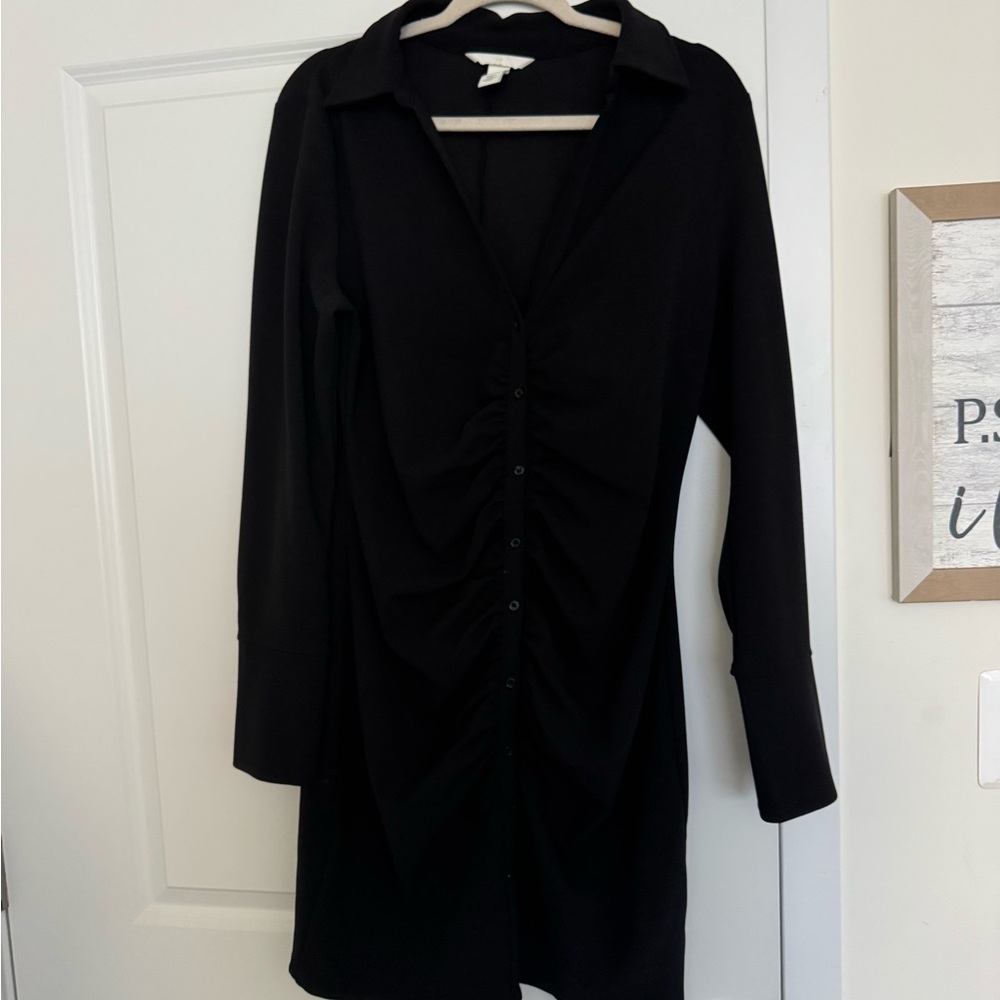 H&M Black Long Sleeve Dress